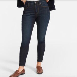 Everlane Curvy High Rise Skinny Jean 32 black